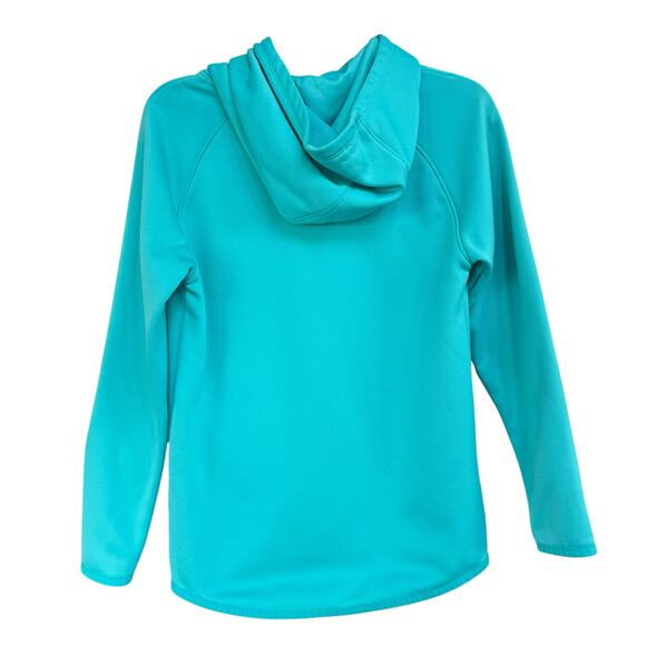 Under Armour Youth Girls Medium Hoodie Loose Fit Long Sleeve Pocket Fleece Lined - Picture 3 of 6